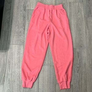 Pink joggers - ladies size small
